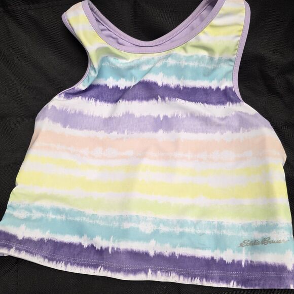 Eddie Bauer Youth Reversible 2 Piece Swim Girls Medium 10/12 Swimming Summer - Picture 2 of 12